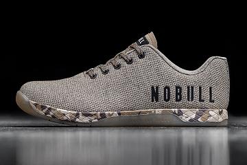 Dark / Grey Nobull Earth Heather Women's Trainers | CA O1887K